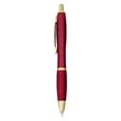 Union Printed - Gold Lighted Tip Click Metal Pen | https://www.bestnamebadges.com