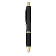 Union Printed - Gold Lighted Tip Click Metal Pen | https://www.bestnamebadges.com