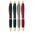 Union Printed - Gold Lighted Tip Click Metal Pen | https://www.bestnamebadges.com