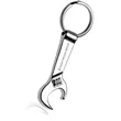 Metal Wrench Keychains | https://www.bestnamebadges.com
