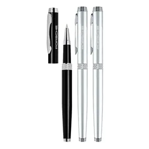 Union Printed - Executive Diamond Rollerball Metal Pen 