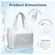 Tote Bag with Pouch | https://www.bestnamebadges.com