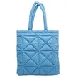 Padded Puffer Tote | https://www.bestnamebadges.com