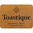 3.5"x2.5" Creekside Leatherette Rectangular Adhesive Patch | https://www.bestnamebadges.com