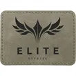 3.5"x2.5" Creekside Leatherette Rectangular Adhesive Patch | https://www.bestnamebadges.com