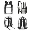 Heavy Duty Clear Security Backpack | https://www.bestnamebadges.com