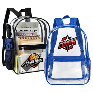 Heavy Duty Transparent PVC School Backpack