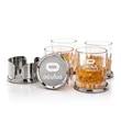 Baldoni Coasters & Newport On-the-Rocks Set | https://www.bestnamebadges.com