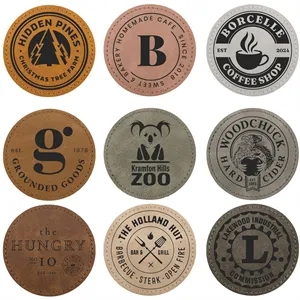 3" Creekside Leatherette Round Adhesive Patch