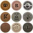 3" Creekside Leatherette Round Adhesive Patch | https://www.bestnamebadges.com