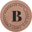 3" Creekside Leatherette Round Adhesive Patch | https://www.bestnamebadges.com
