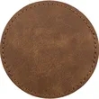 3" Creekside Leatherette Round Adhesive Patch | https://www.bestnamebadges.com