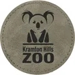 3" Creekside Leatherette Round Adhesive Patch | https://www.bestnamebadges.com