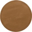 3" Creekside Leatherette Round Adhesive Patch | https://www.bestnamebadges.com