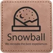 3" Creekside Leatherette Sqaure Adhesive Patch | https://www.bestnamebadges.com