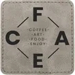 3" Creekside Leatherette Sqaure Adhesive Patch | https://www.bestnamebadges.com