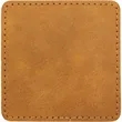 3" Creekside Leatherette Sqaure Adhesive Patch | https://www.bestnamebadges.com