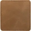 3" Creekside Leatherette Sqaure Adhesive Patch | https://www.bestnamebadges.com