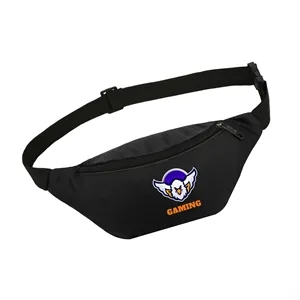 Custom Two Zippered Fanny Pack