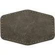 3" x 2" Creekside Leatherette Hexagonal Patch with Adhesive | https://www.bestnamebadges.com