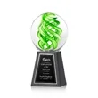 Vortex Award on Tall Marble Base - Black | https://www.bestnamebadges.com