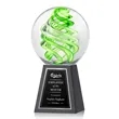 Vortex Award on Tall Marble Base - Black | https://www.bestnamebadges.com