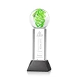Vortex Award on Stowe Base - Black | https://www.bestnamebadges.com