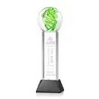 Vortex Award on Stowe Base - Black | https://www.bestnamebadges.com