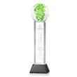 Vortex Award on Stowe Base - Black | https://www.bestnamebadges.com