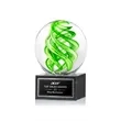 Vortex Award on Square Marble Base - Black | https://www.bestnamebadges.com