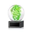 Vortex Award on Square Marble Base - Black | https://www.bestnamebadges.com