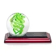 Vortex Award on Rosewood Base | https://www.bestnamebadges.com