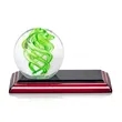 Vortex Award on Rosewood Base | https://www.bestnamebadges.com