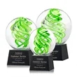 Vortex Award on Robson Base - Black | https://www.bestnamebadges.com