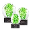 Vortex Award on Paragon Base - Black | https://www.bestnamebadges.com