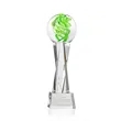 Vortex Award on Grafton Base - Clear | https://www.bestnamebadges.com
