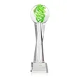 Vortex Award on Grafton Base - Clear | https://www.bestnamebadges.com