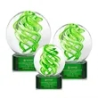 Vortex Award on Paragon Base - Green | https://www.bestnamebadges.com