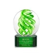Vortex Award on Paragon Base - Green | https://www.bestnamebadges.com