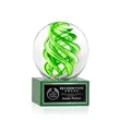 Vortex Award on Hancock Base - Green | https://www.bestnamebadges.com