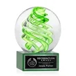 Vortex Award on Hancock Base - Green | https://www.bestnamebadges.com