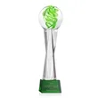 Vortex Award on Grafton Base - Green | https://www.bestnamebadges.com