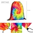 Custom Tie Dye Drawstring Backpack | https://www.bestnamebadges.com