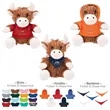 6" Heidi Highland Cow | https://www.bestnamebadges.com