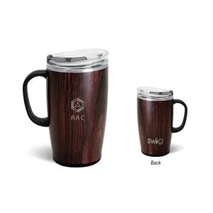 18 Oz. Swig Life™ Bourbon Barrel Travel Mug | https://www.bestnamebadges.com