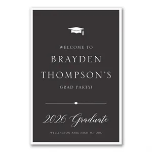 Finest Mortarboard Welcome Sign