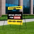 Real Estate A-frame Kit- Banner, Rider & Hardware | https://www.bestnamebadges.com
