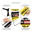 Real Estate A-frame Kit- Banner, Rider & Hardware | https://www.bestnamebadges.com