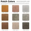 3" Creekside Leatherette Sqaure Adhesive Patch | https://www.bestnamebadges.com