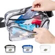 Clear Fanny Pack With Two Pockets | https://www.bestnamebadges.com